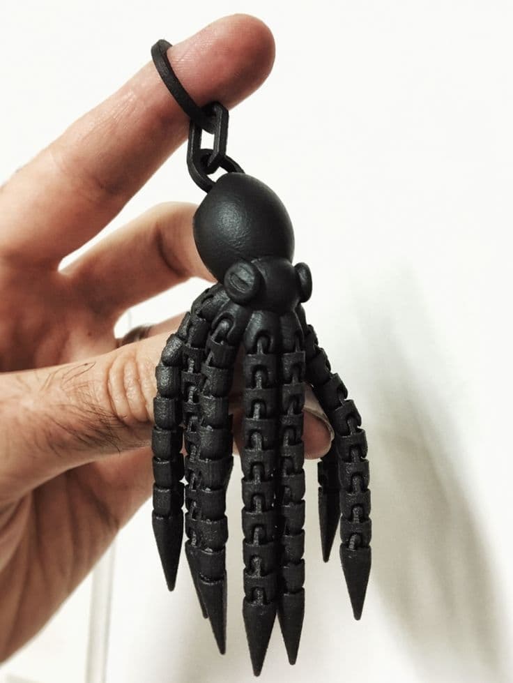 Chaveiro articulado — polvo