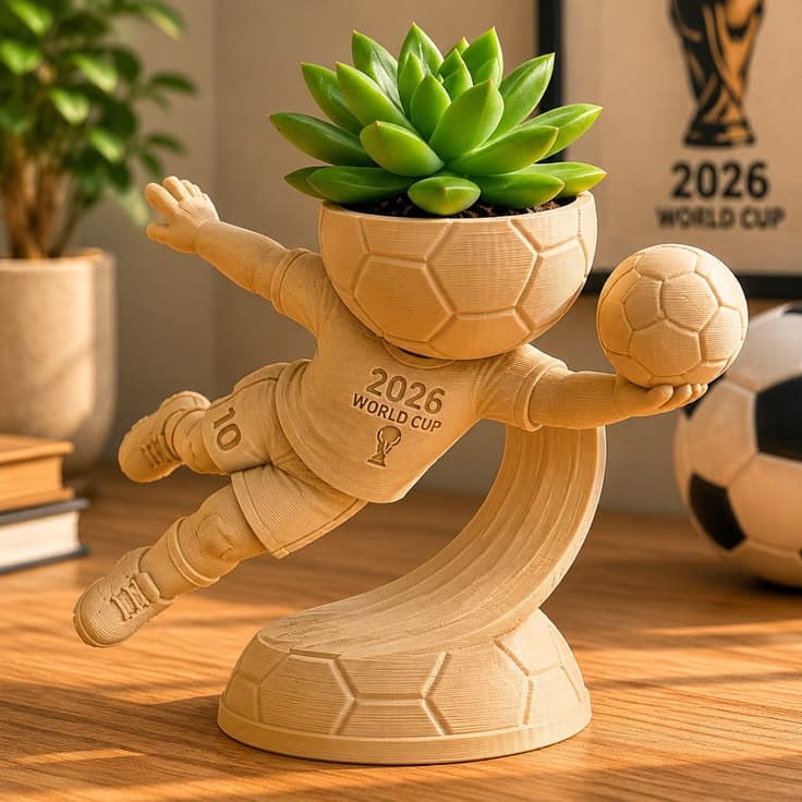 Vaso jogador decorativo
